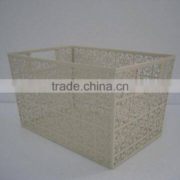 Hollow-out Decorative Pattern Stylish Galvanized Steel Office Deedbox photo-2