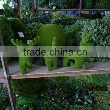 factory artificial grass topiary china/manufacture fake grass animal