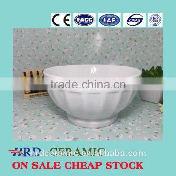 Stocked cheap ceramic rice/salad/soup bowls