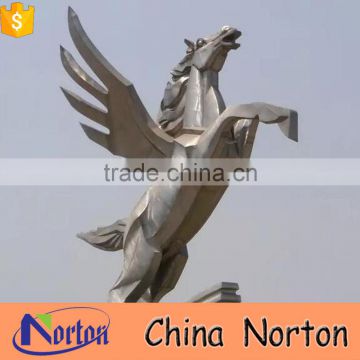 316 stainless steel flying horse sculpture for sale NTS-580X