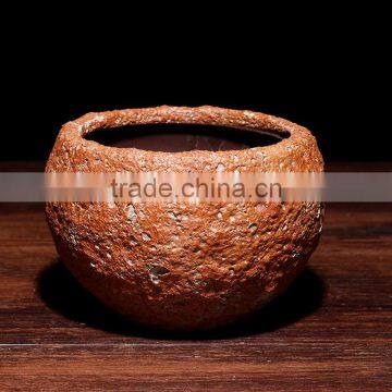 Hot Sale Eco Flower Pot , Orange Ceramic Flower Pots photo-2