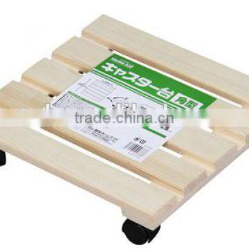 Wooden Mat With Wheels for Your Flower Pot photo-4