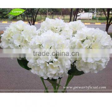 GNW FLH07 Wholesale Silk Flower Hydrangea for Wedding Table Landscpaing Artificial Flowers imported from China