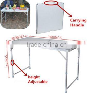 450111 120cm Option Aluminium Folding Table Height Adjustable For Indoor Outdoor photo-4