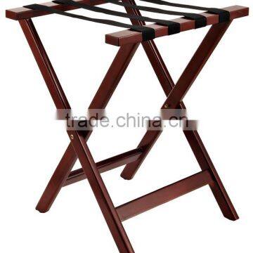 Customized Portable Solid Wood Luggage Rack photo-3
