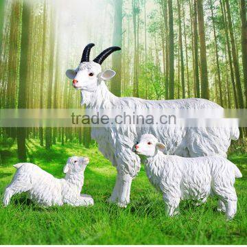 Wholesale Promotion Resin Craft Sheep Fiberglass Animals for Sale photo-4