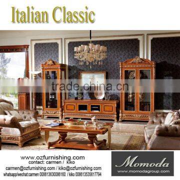 YB62 Home Use European Classical Living Room Furniture Wall Wine Cabinet
