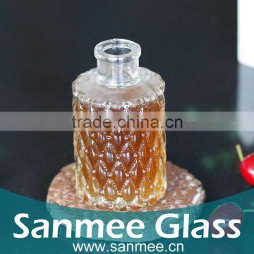 Supplies Crystal Perfume Bottle 167ml Transparent Glass Bottle For Perfume