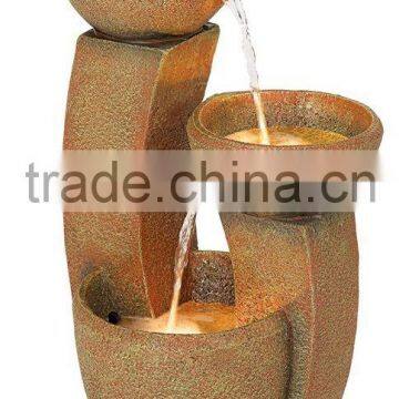Modern Curved Columns Water Fountain