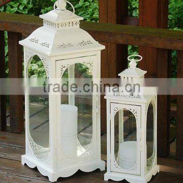 New 2017 White Vintage Style Moroccan Lantern Candle Holders photo-4