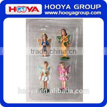 Set of 4 Resin Miniature Garden Fairy Figurine photo-3