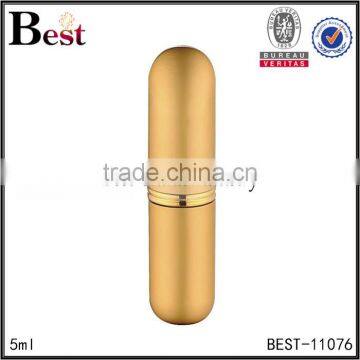 Cosmetic China 4ml Golden Sluminum Outer Pen Fragrance Perfume Glass Bottle Pen Perfume Bottle Spray Hot Products photo-4