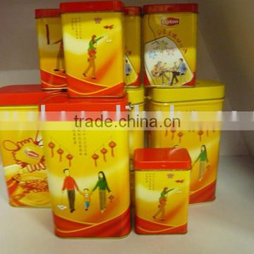 Tin Coffee Box Tea Can