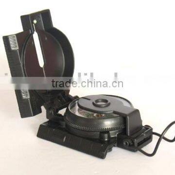 Marching lensatic compass and army compass or military compass in aluminium material