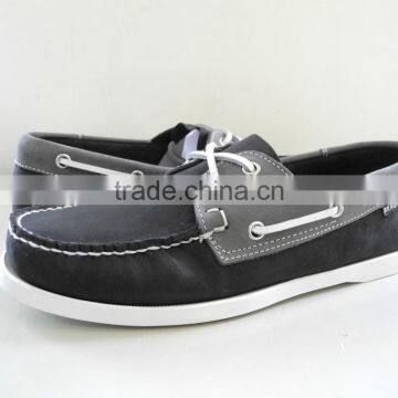 Handsewn Blucher Moccasin Construction Leaher Shoes Loafer Shoes Boat Shoes photo-4