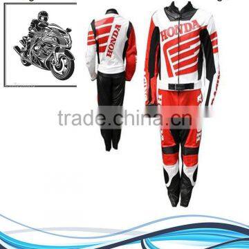 LEATHER SUIT MOTORCYCLE SUIT RACING MOTORBIKE JACKET TROUSER SUIT
