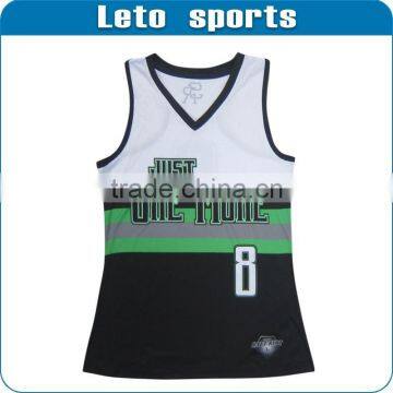 girls running singlet/polyester gym singlet