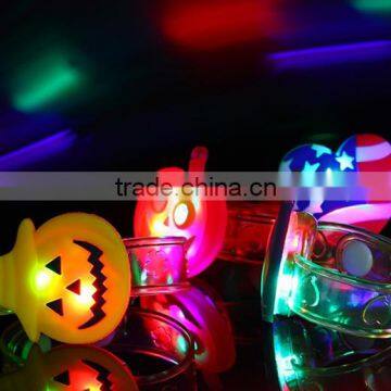 Funny children Halloween LED celebration bracelets Light luminous bracelet electronic 2016