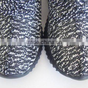 EVA Insole Black and White Mesh Men Sport Shoes photo-4