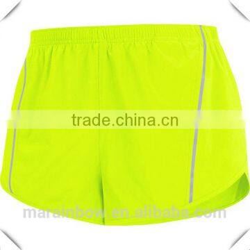 custom made Single color split shorts with reflex piping details,freedom of movement with cut lines and fit