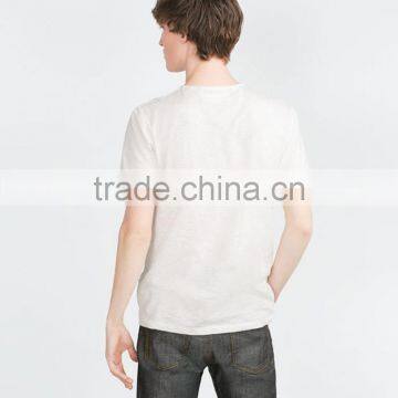 O Neck Cotton Comfort Blank White t Shirt Wholesale China photo-3