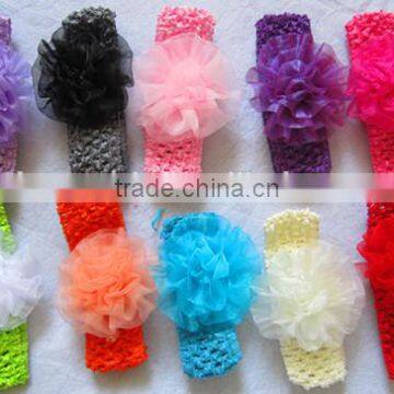 1.5inch Wide Baby Girls Crochet Headband photo-5