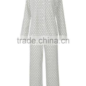 Heart Printed Zip up Plus Size Adult Onesie Pajamas photo-2