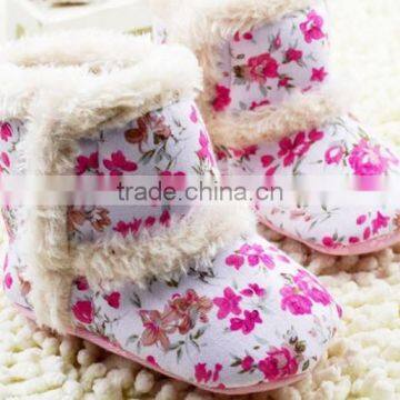 Red Color New Design Boots Baby Winter Shoes for Baby Girls Boots photo-2