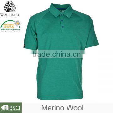 Custom mens polo shirt wholesale, merino wool casual shirt design