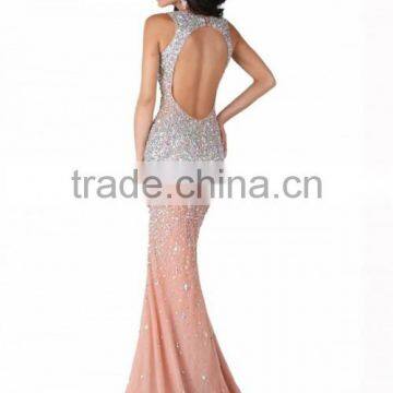 2016 Style Trumpet/Mermaid Straps Sweep/Brush Train Chiffon Prom Dresses/Evening Dresses photo-3