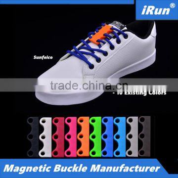 Creative Easy Wear Convenient Take Off No-tie Shoelaces Lazy Man Magnetic Shoes Buckle-No Tie Shoelaces Closure Manufacturer