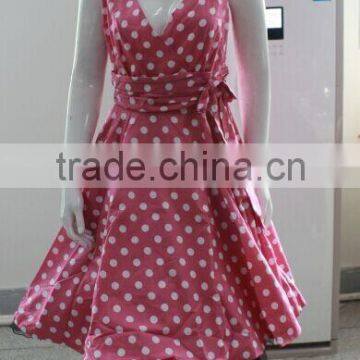 Walson Rockabilly Tea Shirt Dress Polka Dot 50s Retro Plus photo-2