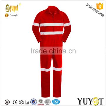 lightweight cotton coveralls with reflective tape