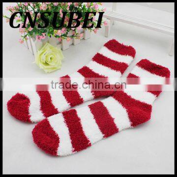 Womens Sleeping Polyester Warm Microfiber Bed Tube Socks photo-2