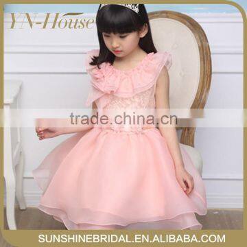 Free Shipping 2016 Fashion Style Good Material Children Flower Girl Dress