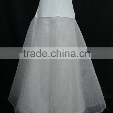 2016 Wholesale Hot Sale Long White Bridal Wedding petticoat