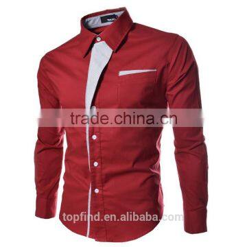 Hot Sale Africa Market Special Pattern 4 Colors Long Sleeve Slim Fit t Shirt for Men photo-2