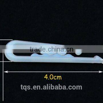 Cheap With Teeth U-shape Semitransparent Shirt Packing Plastic Clips photo-4