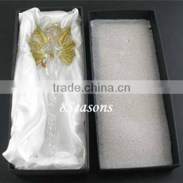 Hair Accessories Golden Angel Christmas Ornament Glass Lampwork Icicle Hairpins photo-3