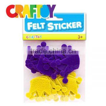 OEM Diy Sticker Colorful Felt Sticker Cut Price photo-2