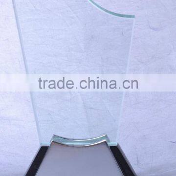 Factory Wholesale Customized Engraving Crystal Glass Trophy For Wooden Base Trophy KC-05 photo-5