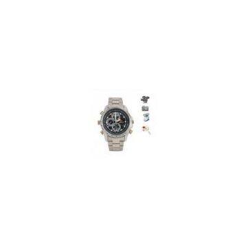 High Quality Stainless Steel Wrist Watch Camera Camcorder DVR -- Japanese Movement