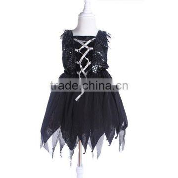 FDH2014 halloween costumes dress girls lotus skirt girls witch dress