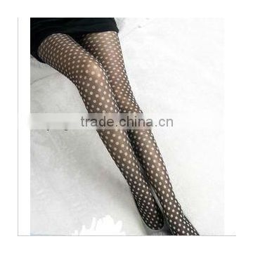 Opaque Bohemian Print Essential Fashion Tights Winter Sheer Polka Dots Bow Diamond Women Pantyhose