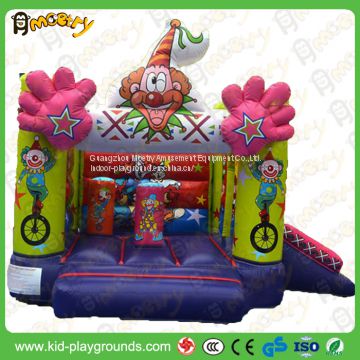 Clown Theme Children  Inflatable Jumping House for fun park