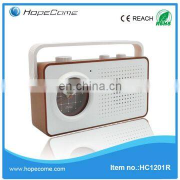 Decor bathroom portable radio clock