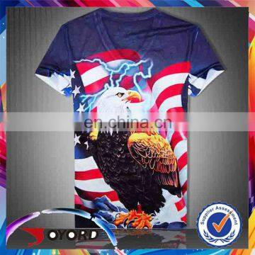 Sublimated Mens Tee Full Printing Tshirts All Over The World