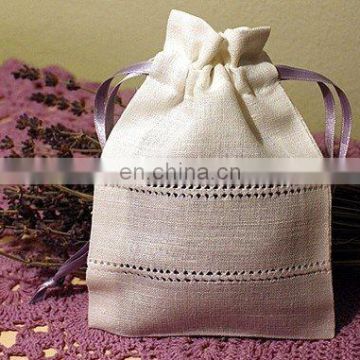 pure linen lavender bag/sachet bag/wedding gift bag/candy bag