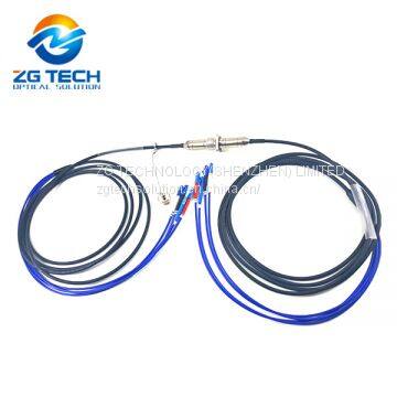 Outdoor Female Male 4 Channel ODC to LC Singlemode(SM) Fiber Optic Patch Cord photo-2