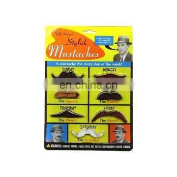 Stylish 6pcs artificial mustache FGM-0350